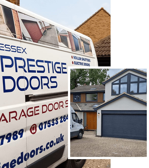 Essex Prestige Doors | Expert supply, installation, repairs, and servicing of roller garage doors, up-and-over doors, sectional garage doors, side hinge doors, and bespoke front entrance doors. Emergency 24-hour call-outs and tailored services available