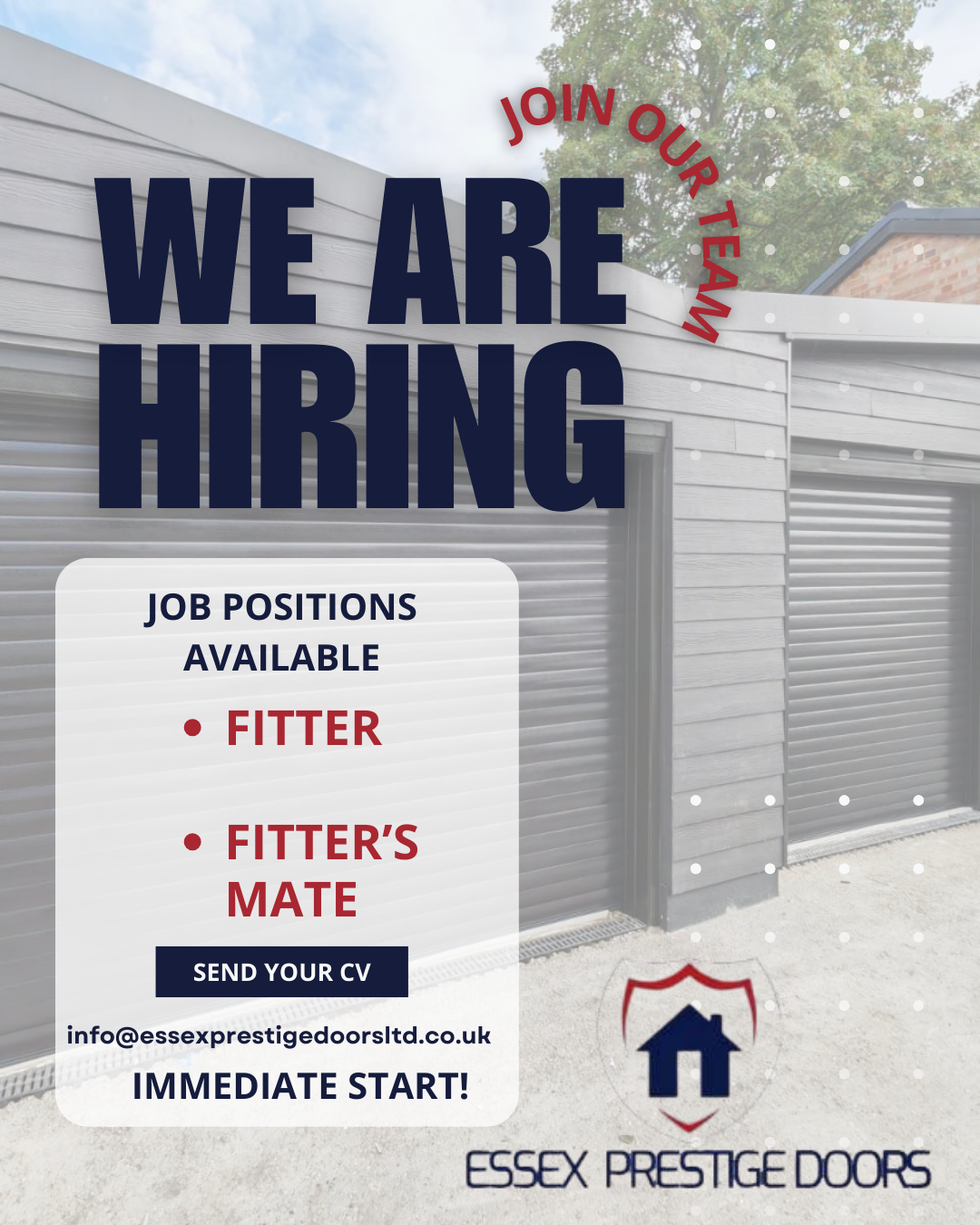 We are Hiring Job positions